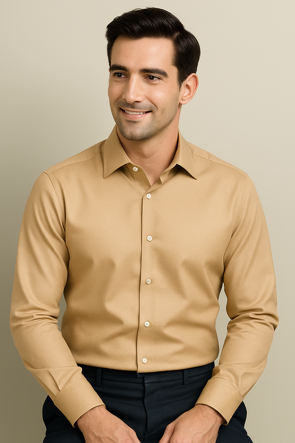 100% Cotton Satin Shirting Fabric