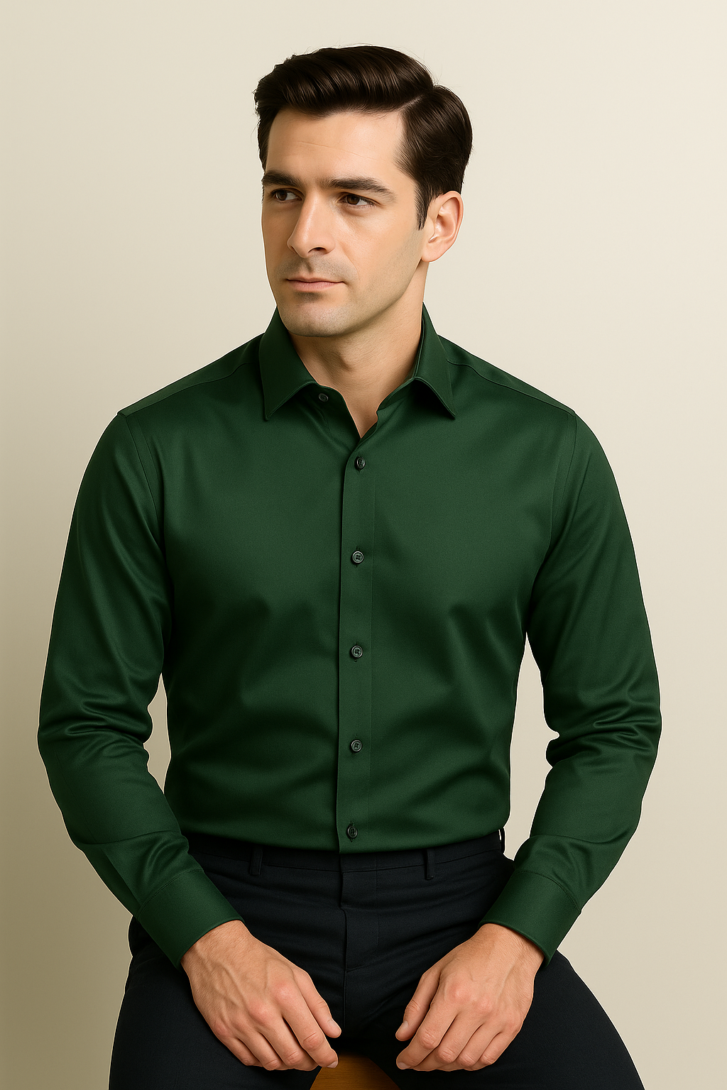 100% Cotton Satin Shirting Fabric
