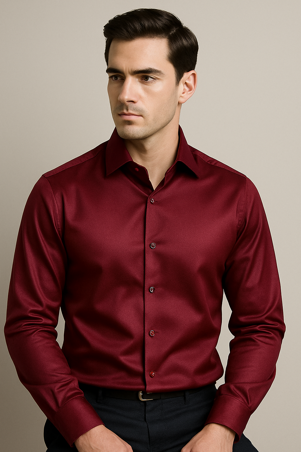 100% Cotton Satin Shirting Fabric