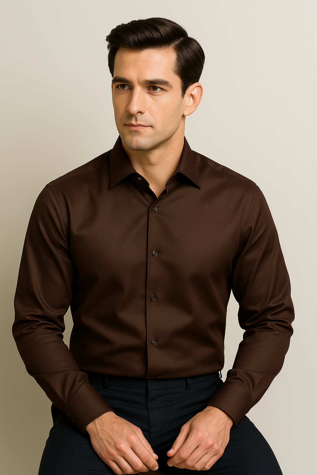 100% Cotton Satin Shirting Fabric